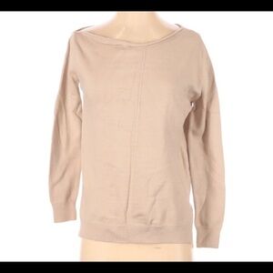 CATHERINE MALANDRINO LONG SLEEVE PULLOVER TAN SWEATER NEW WITH TAGS XS